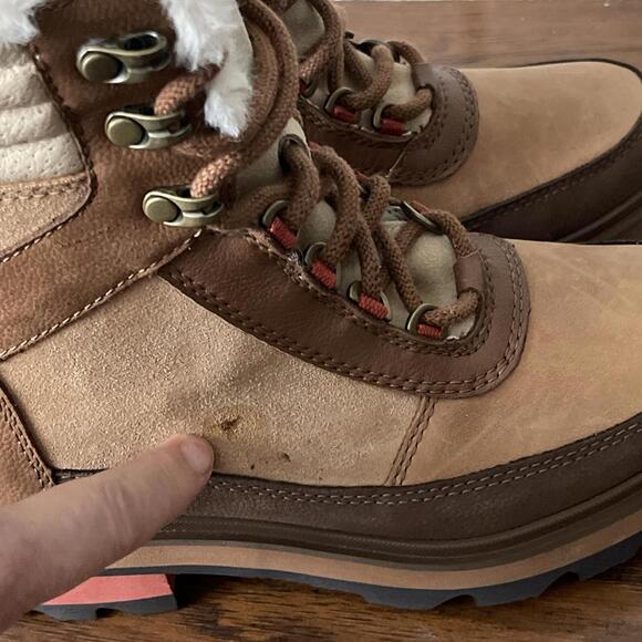 SOREL Lennox Lace-Up Cozy Women's Boots Size 7 - Picture 6 of 11